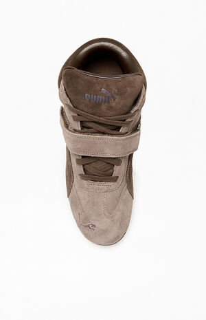 Women's Brown Speedcat Wedge Sneakers image number 5