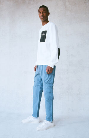 Kingston Blue Nylon Cargo Pants image number 2