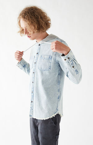 Denim Hoodie Denim Hoodie image number null