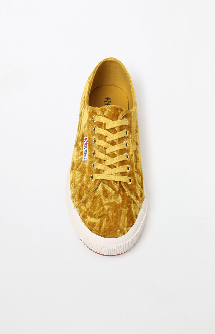 Women's Crushed Velvet Sneakers