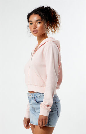 Waffle Knit Full Zip Hoodie image number 2