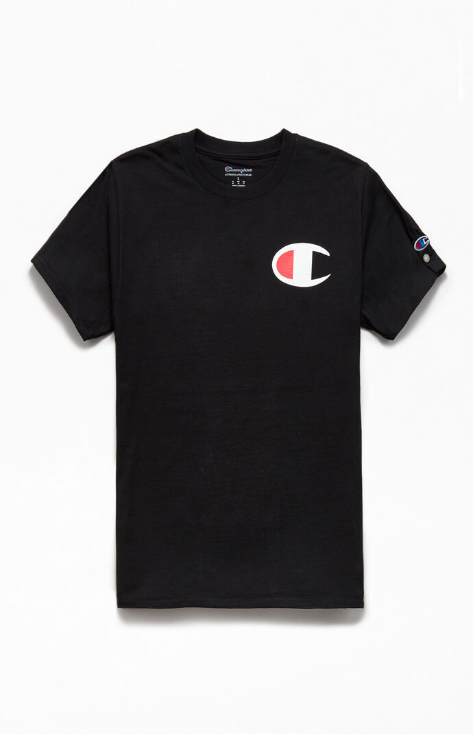 Champion Big C Logo T Shirt Pacsun