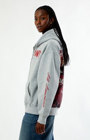 Bud Bowl Zip Up Hoodie image number 4