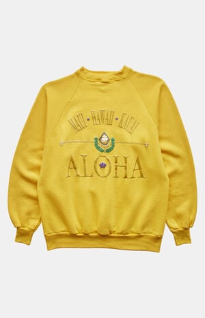 '90s Aloha Crew Neck Sweatshirt image number 1