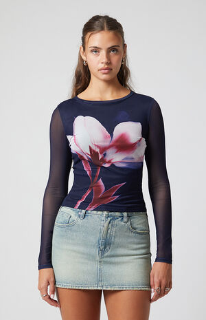 Gemma Mesh Long Sleeve Top image number 2