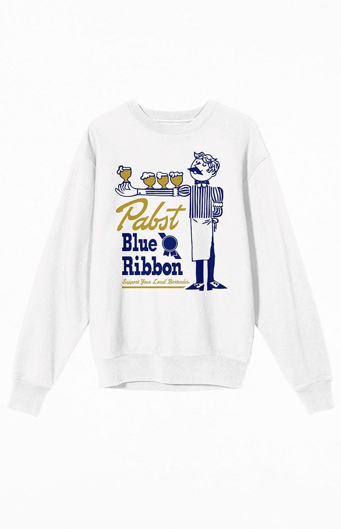 Pacsun Women s Pabst Blue Ribbon Bartender Sweatshirt