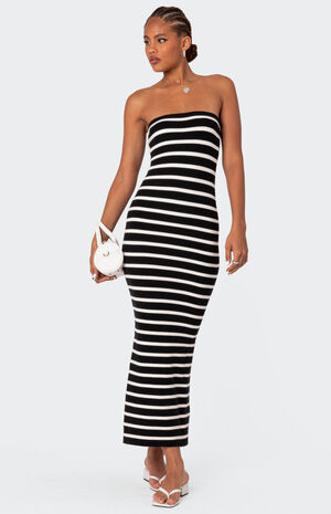 Edikted Knit Back Slitted Maxi Dress | PacSun