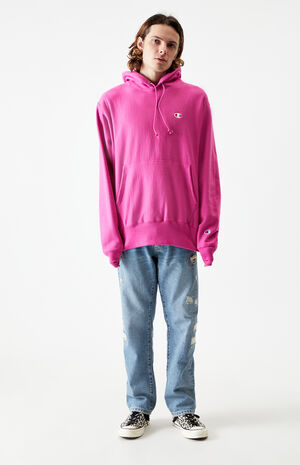 Mini C Reverse Weave Pullover Hoodie image number 4