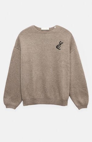 Homestead Heather Waffle Knit Crew Neck Sweater image number 1