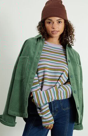 Side Split Crew Neck Sweater image number 2