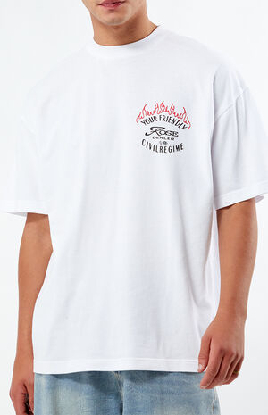 Rose Dealer American Classic Oversized T-Shirt image number 3