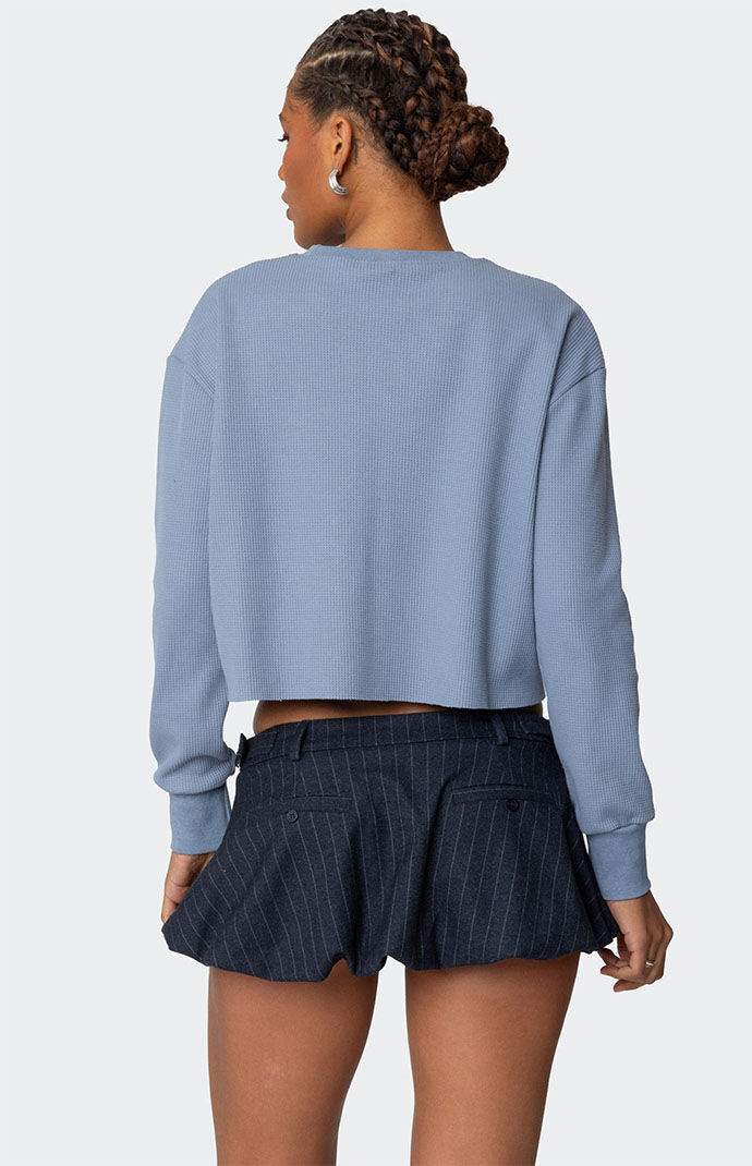 Edikted 88 Waffle Long Sleeve T-Shirt | PacSun