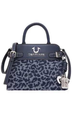 Beckham Leopard Jean Belted Tote Bag image number 1