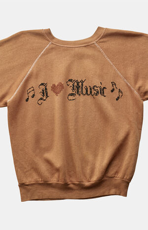 '80s I Love Music Sweatshirt image number 3
