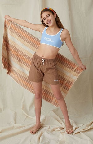 Pacific Sunwear Elastic Waist Boardshorts image number 1