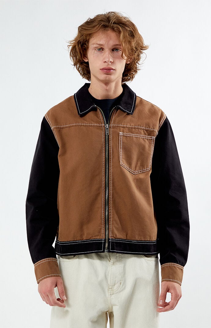 PacSun Blocked Twill Jacket PacSun