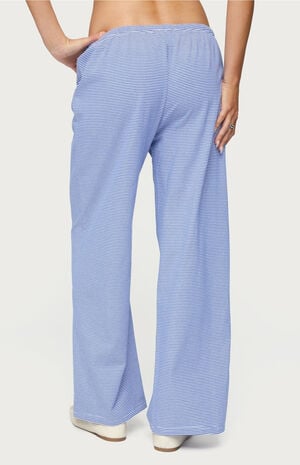 Petite Olivia Striped Loose Fit Pants image number 3