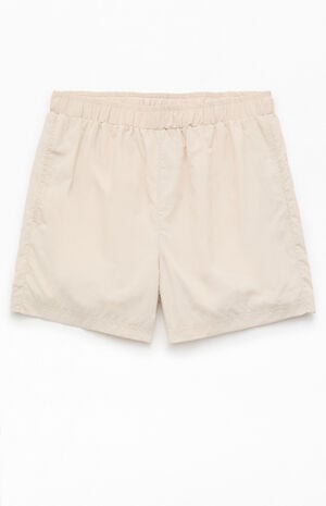 Oatmeal Baggy 4.5" Swim Trunks