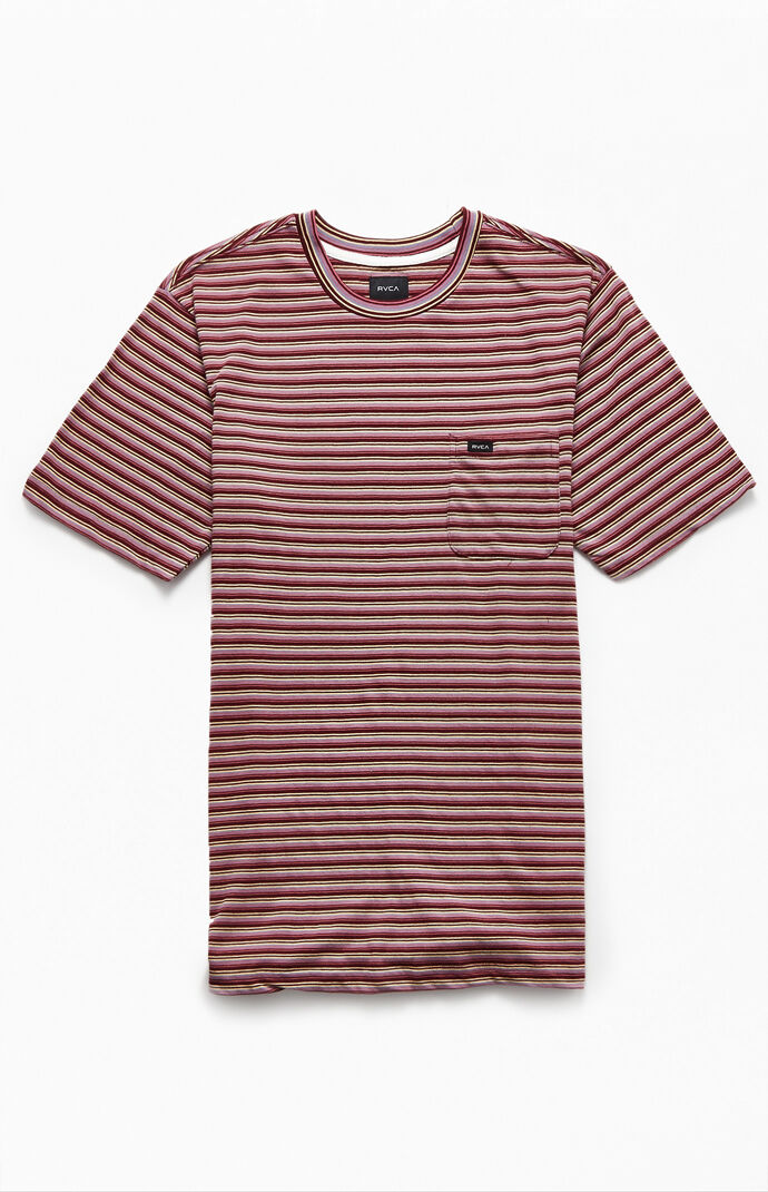 Downline Striped Pocket T-Shirt