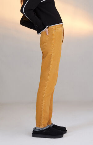 Eco Yellow Ultra High Waisted Slim Fit Jeans image number 2