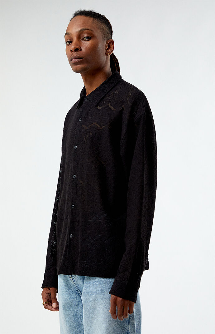 Pacsun Lace Long Sleeve Shirt | Pacsun