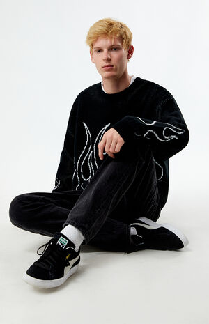 Flame Cropped Sweater image number 5