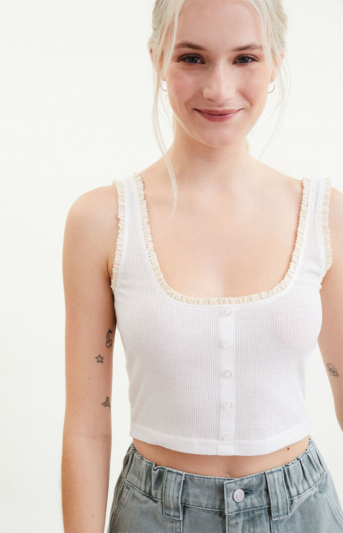Jane Button Tank Top