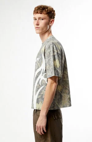 Premiere Camo Cropped Boxy T-Shirt image number 3