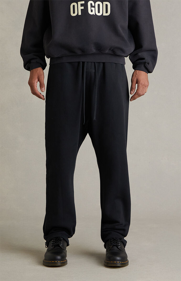 Fear of God ESSENTIALS Vintage Black Active Trace Relaxed Sweatpants