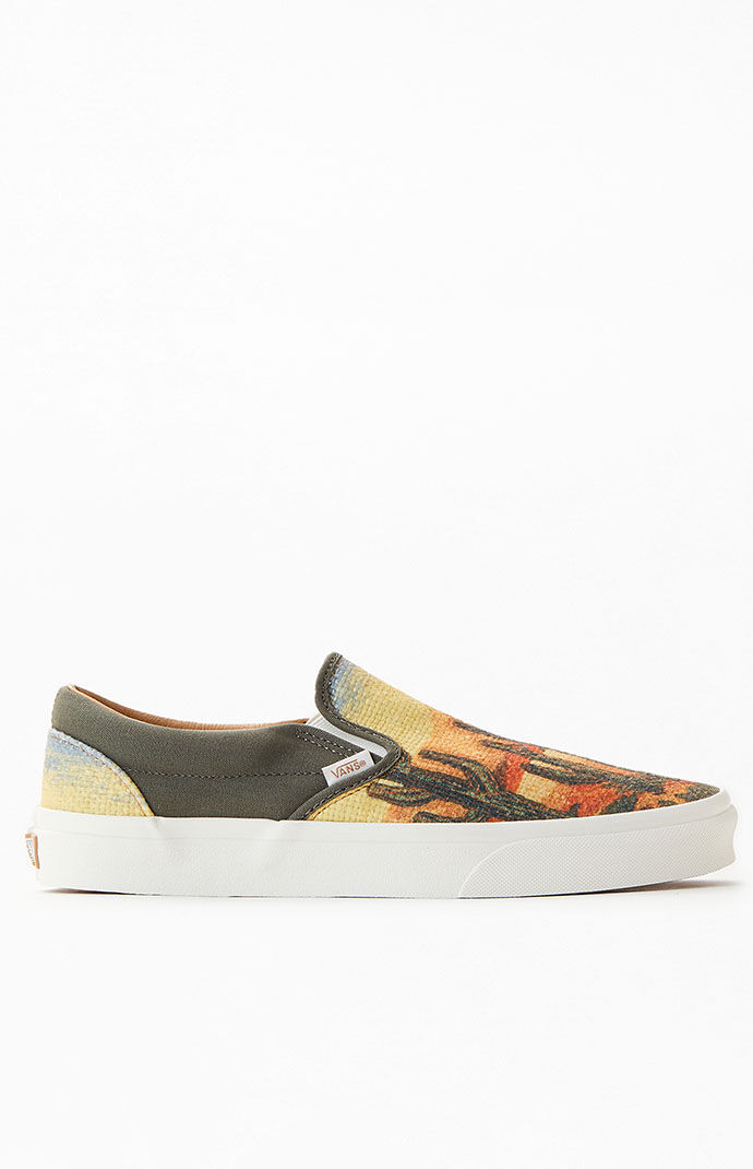 Vans Classic Slip On Cactus Tapestry Shoes PacSun