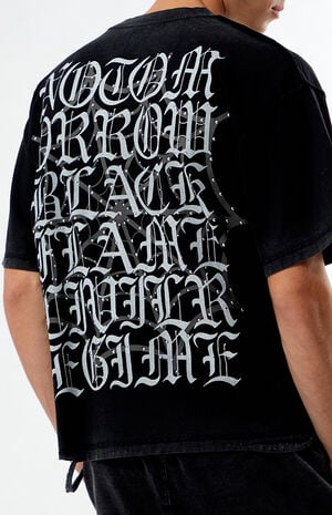 x Civil Active Pain Ripped Oversized T-Shirt image number 3