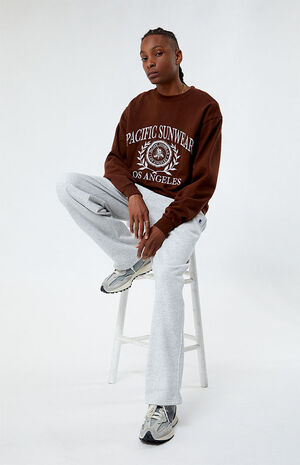 Pacific Sunwear Los Angeles Crest Crew Neck Sweatshirt image number 2