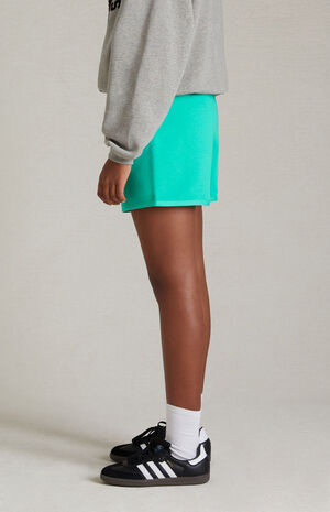 Essentials Mint Leaf Sweat Shorts image number 3