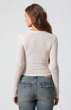 Gemma Mesh Long Sleeve Top image number 5