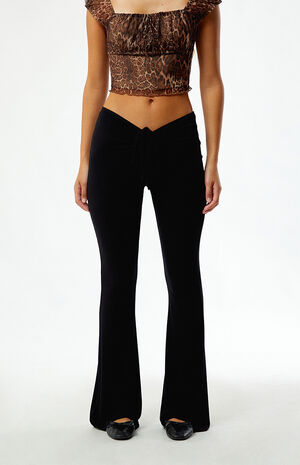 Cinched Front Flare Pants image number 1