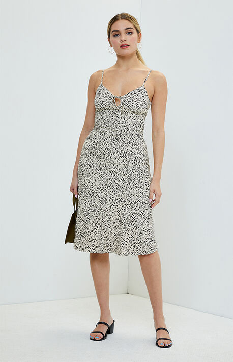 Tie Front Midi Dress