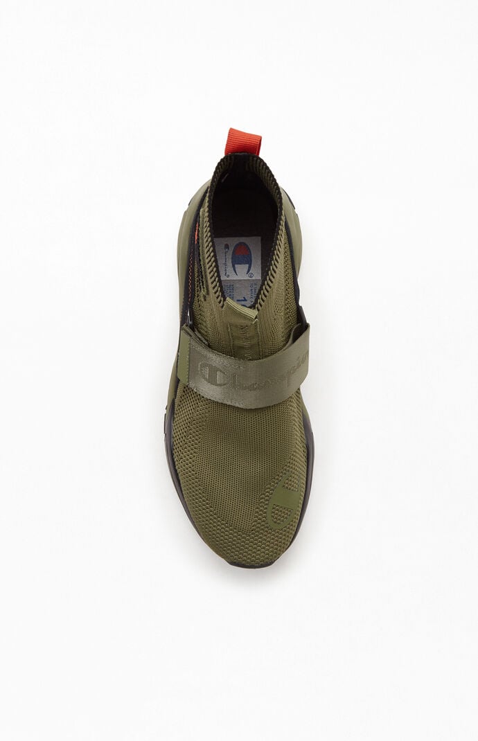 champion sock shoes mens olive