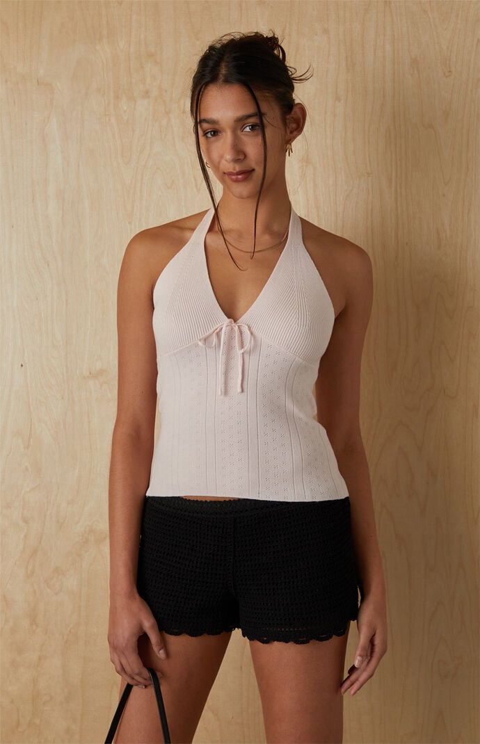 Your Favorite Femme Sweater Halter Top