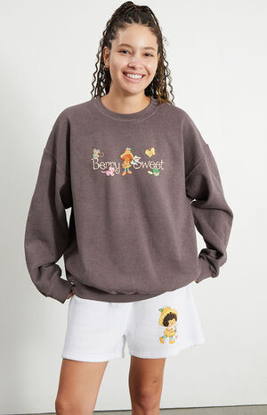 Orange Blossom Berry Sweet Oversized Sweatshirt image number 2