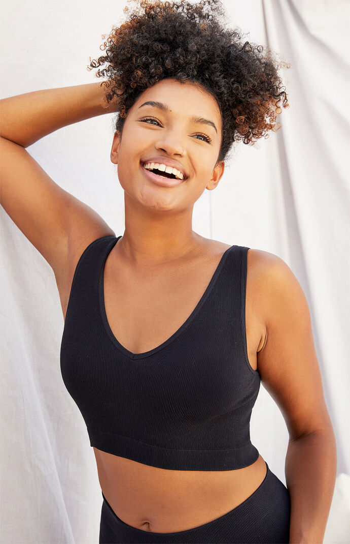 Seamless Ribbed Forever Longline Bralette