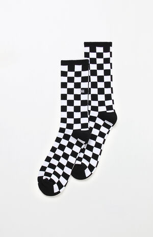 Checkerboard Crew Socks image number 1
