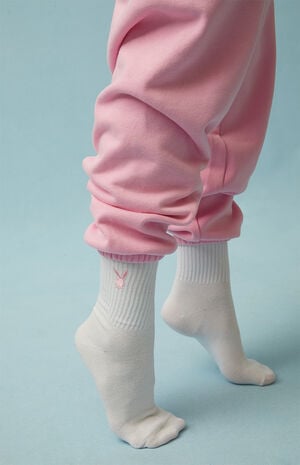 By PacSun Bunny Crew Socks image number 1