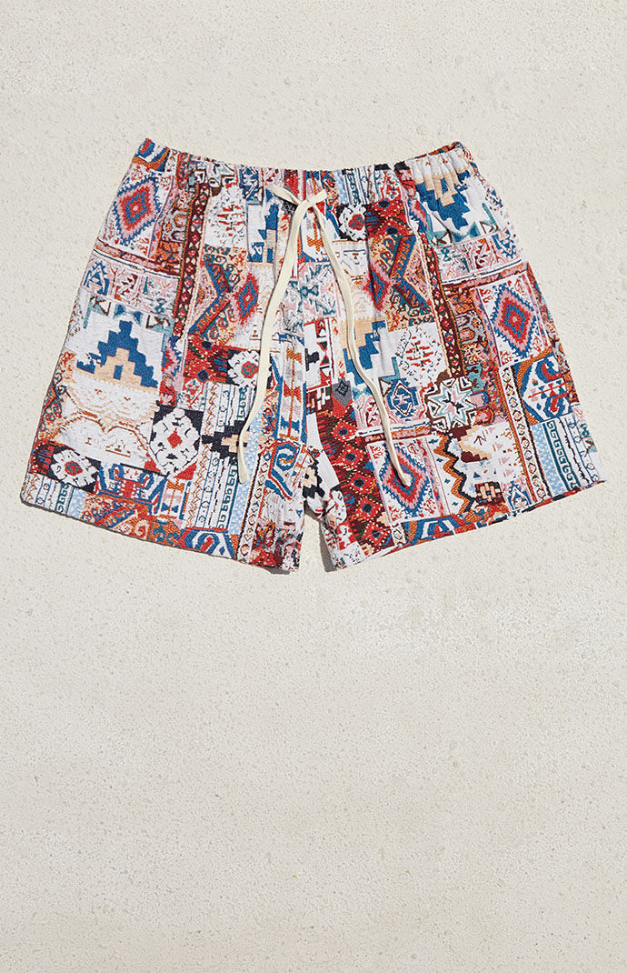 PacSun Multicolor Tapestry Twill Shorts