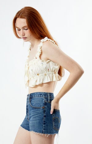 501 Original Dark Indigo Denim Shorts image number 3