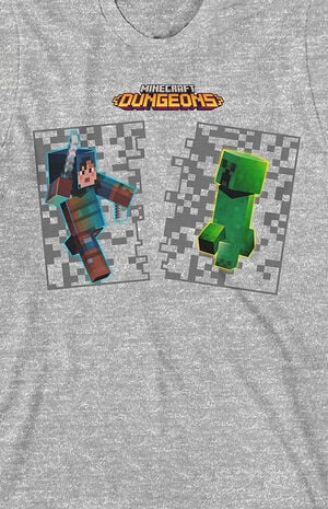 Kids Minecraft Dungeons Hex T-Shirt image number 2