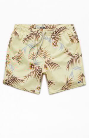 Eco Surf Revival Floral 6" Swim Trunks image number 1