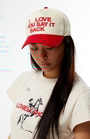 I Love You Say It Back Snapback Hat image number 1
