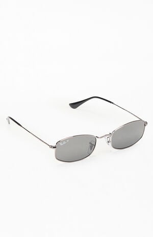 Silver Metal Wired Icon Sunglasses image number 1