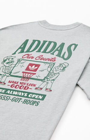 Kids Backboard Heather T-Shirt image number 4