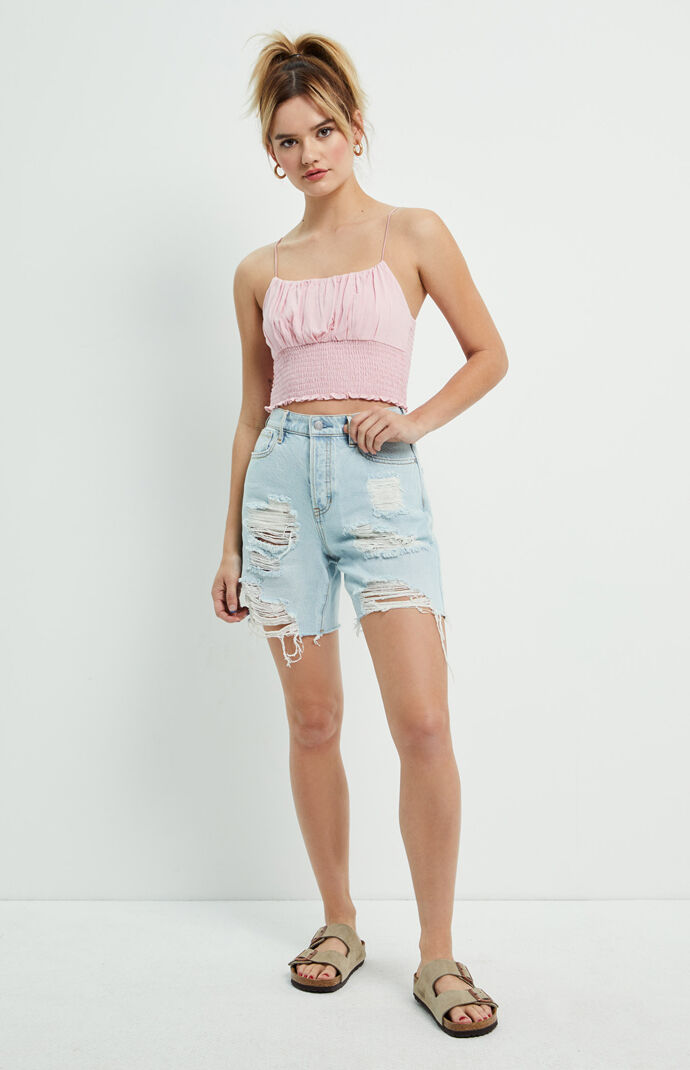 Smocked Bodice Cami Top